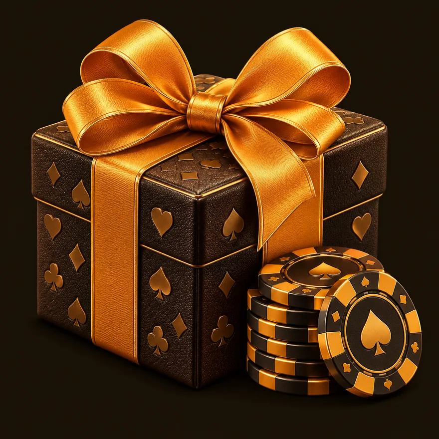 Gift box and chips — Casiny