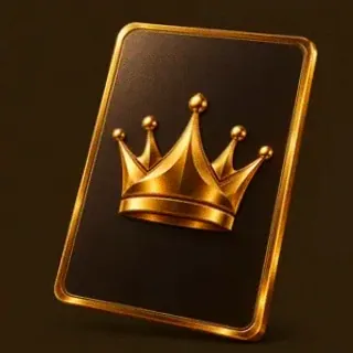 Crowned casino card — Casiny