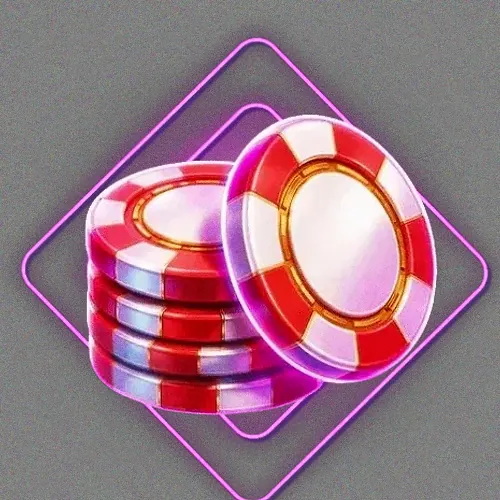 Poker table with cards