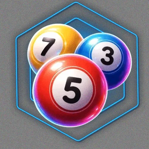 Numbered bingo balls