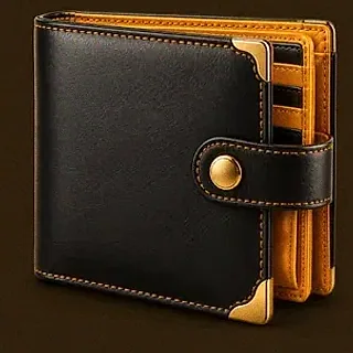 Leather bifold wallet — Casiny