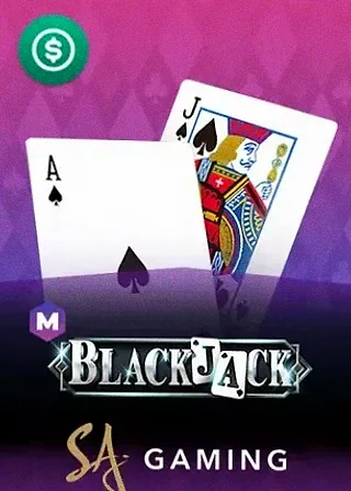 M Blackjack live game cover