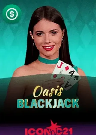 Oasis Blackjack live game cover