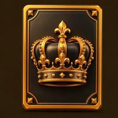 Crown emblem card — Casiny