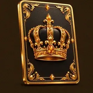 Royal crown card — Casiny