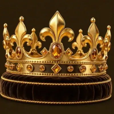 Jeweled royal crown — Casiny