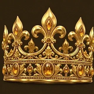 Jeweled royal crown — Casiny