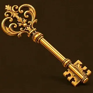 Ornate antique key — Casiny