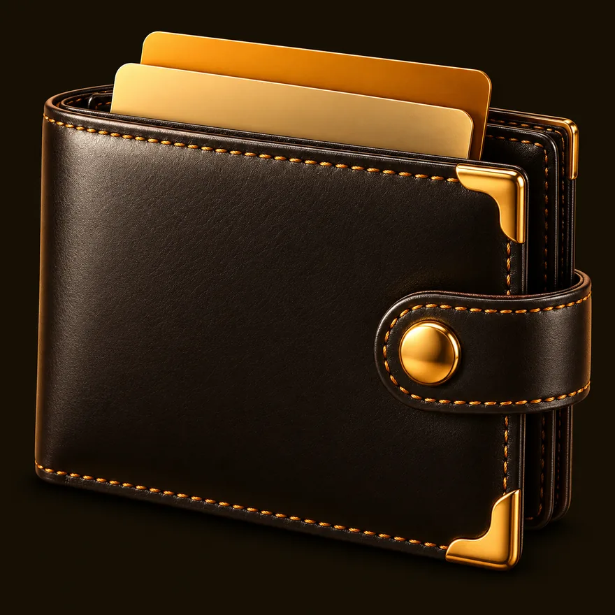Leather wallet — Casiny